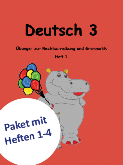 Deutsch Lernheft für das 3. Schuljahr
